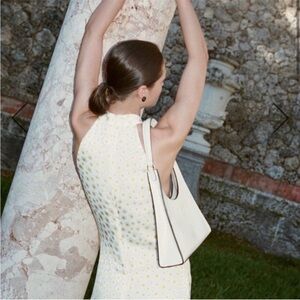 Staud NWT Shoulder Croc Rey Bag